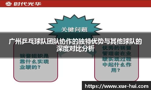 广州乒乓球队团队协作的独特优势与其他球队的深度对比分析