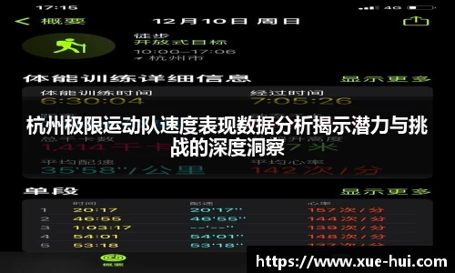 杭州极限运动队速度表现数据分析揭示潜力与挑战的深度洞察